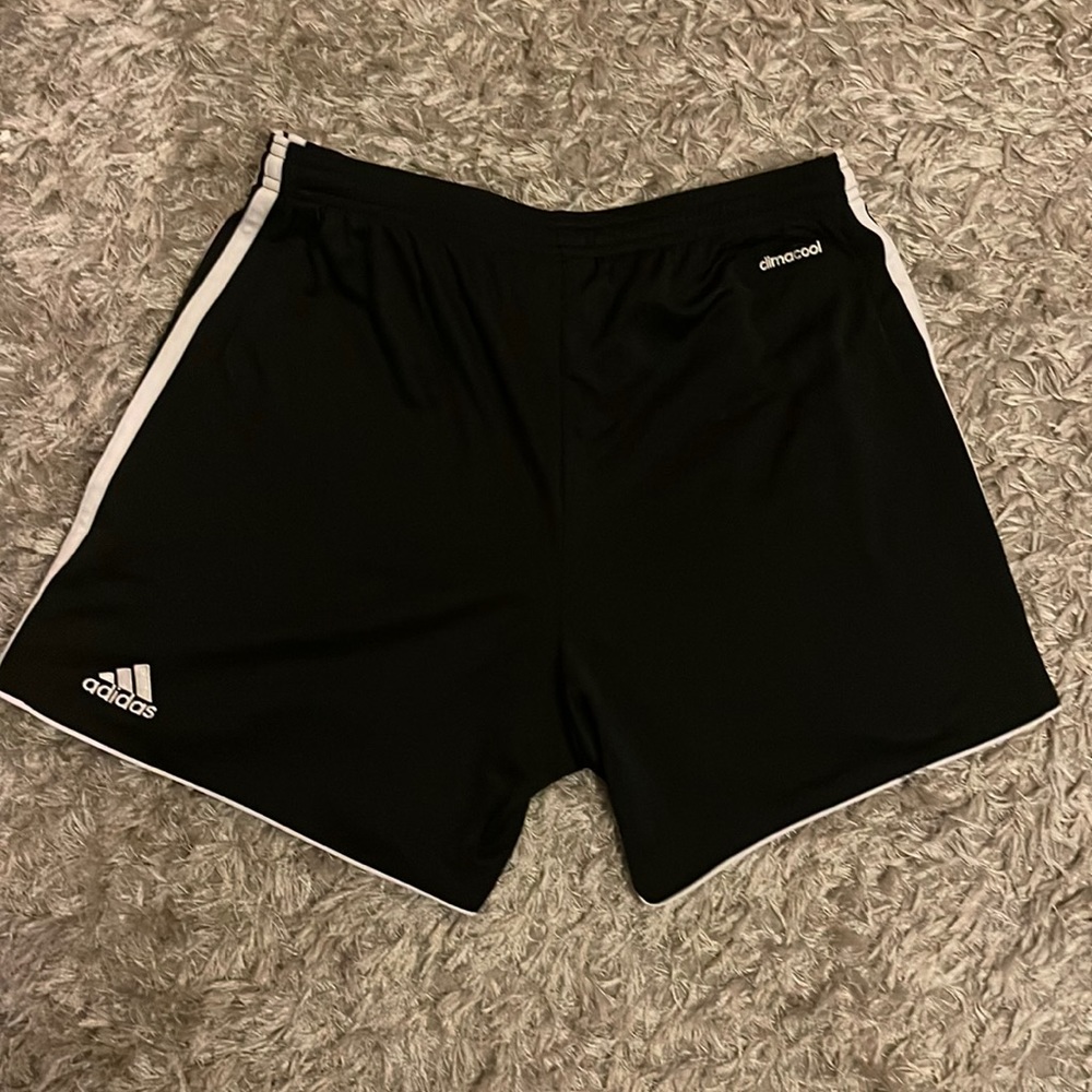 Women’s black Adidas climacool soccer athletic shorts
